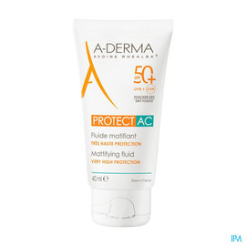 A-Derma aderma Aderma Protect Ac Fluide Matifiant Spf50+ 40ml