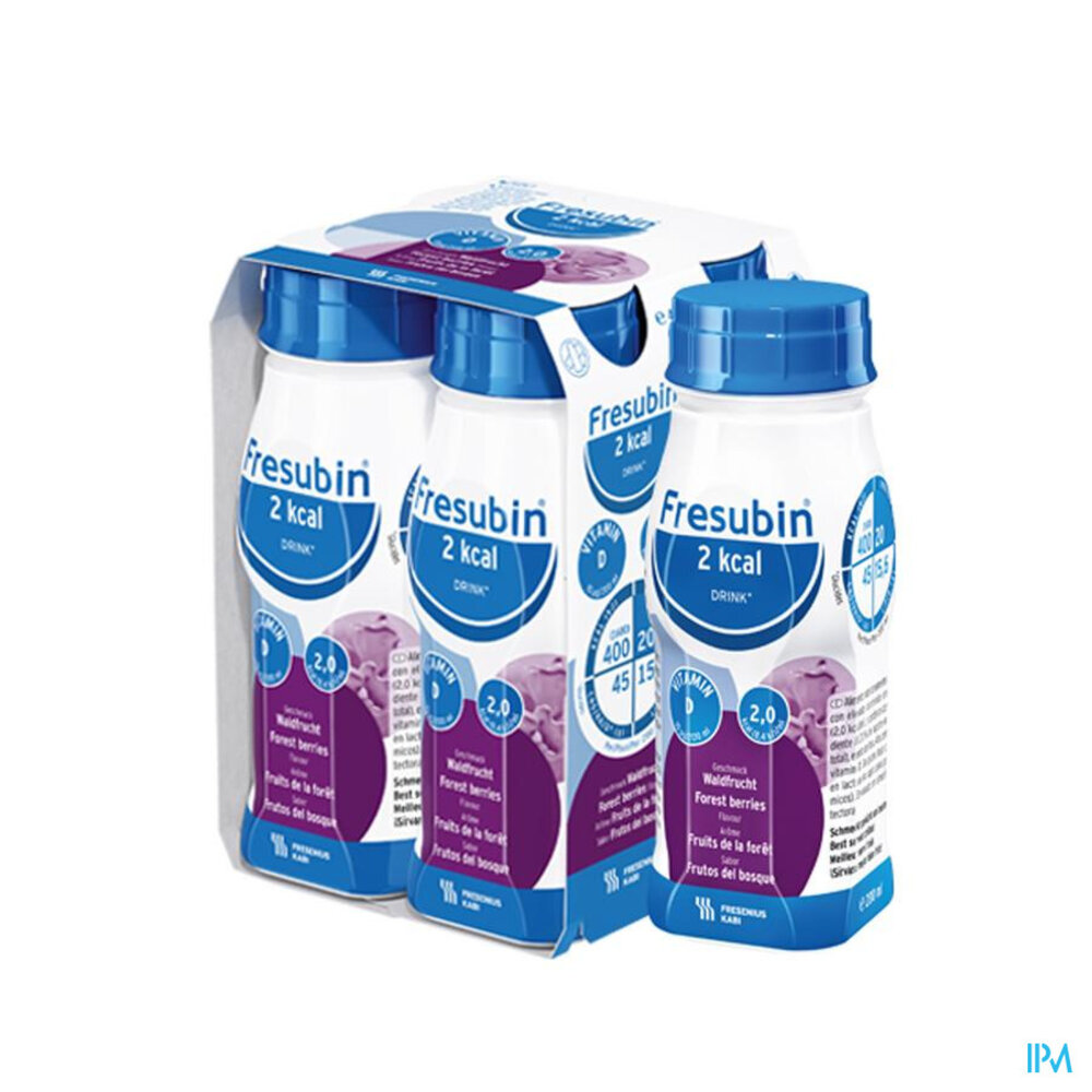 FRESUBIN 2 KCAL DRINK BOSVRUCHT 4X200 ML