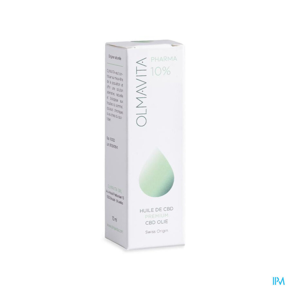 Olmavita Pharma 10% Huile de CBD Premium 10ml