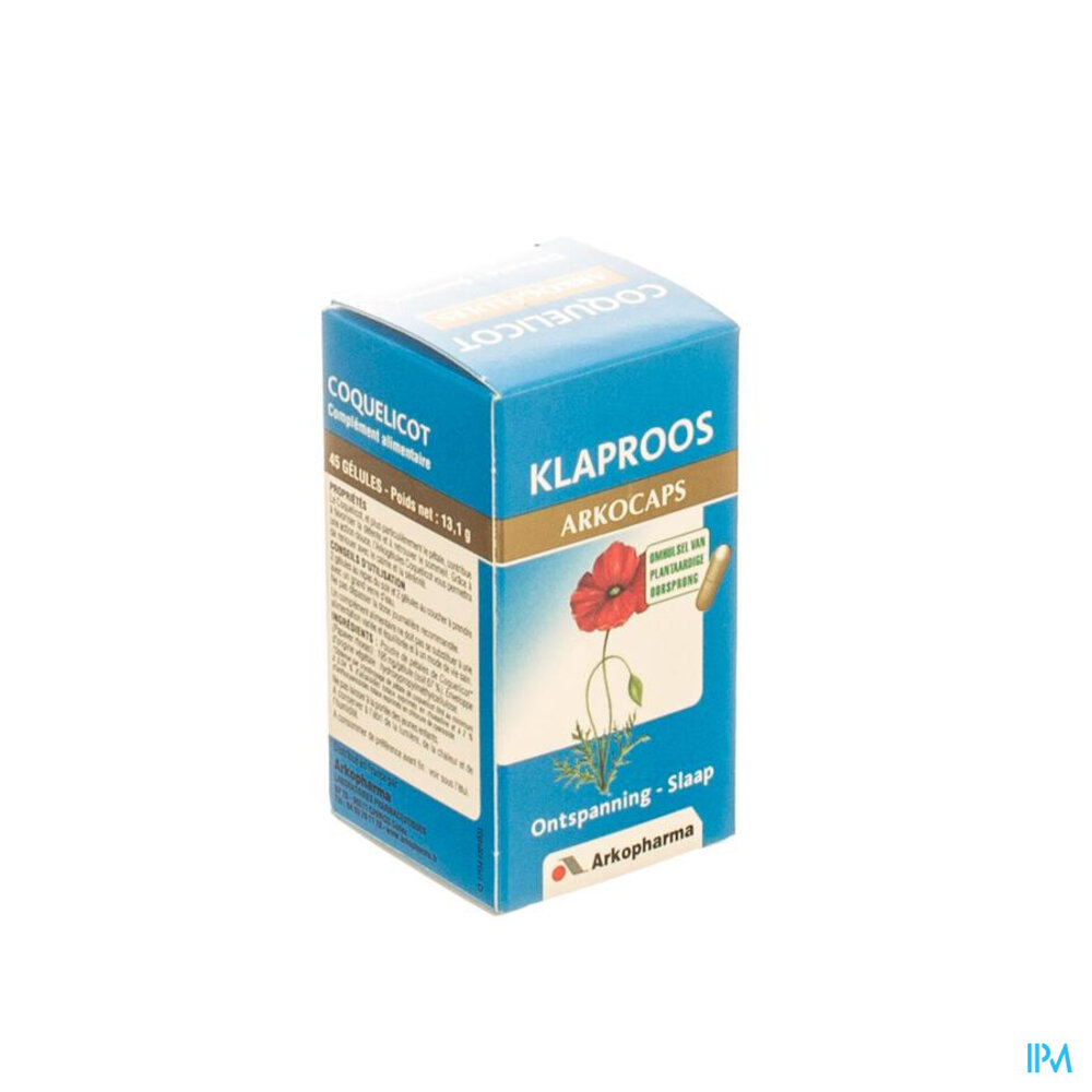 Arkocaps Klaproos Plantaardig 45
