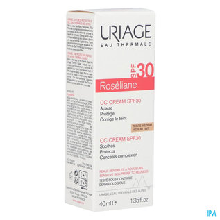Uriage Uriage Roseliane Cc Cream Ip30 Tube 40ml
