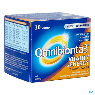 OMNIBIONTA Omnibionta 3 Vitality Energy Tabl 30