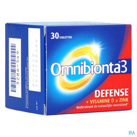 OMNIBIONTA Omnibionta3 Defense Multivitamines Immunité (30 comprimés)