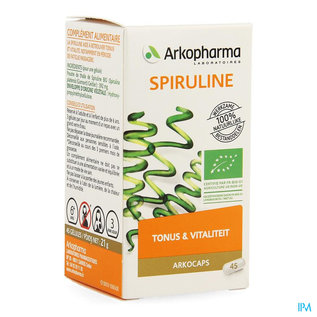 Arkopharma Arkogelules Spiruline Bio Caps 45