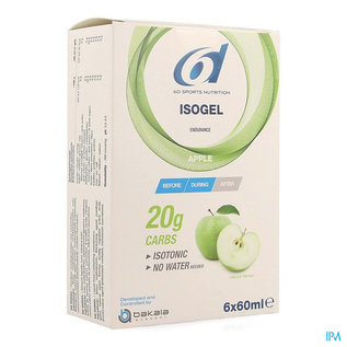 6D Sports 6d Sixd Isogel Apple 6x60ml