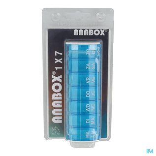 Anabox Anabox Pilulier Semaine Bleu