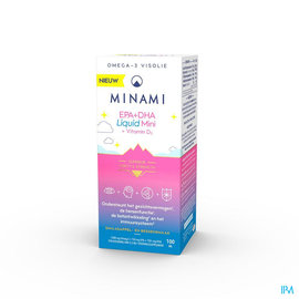 Minami Epa+dha Liquid Mini + Vit D3 Fl 100ml