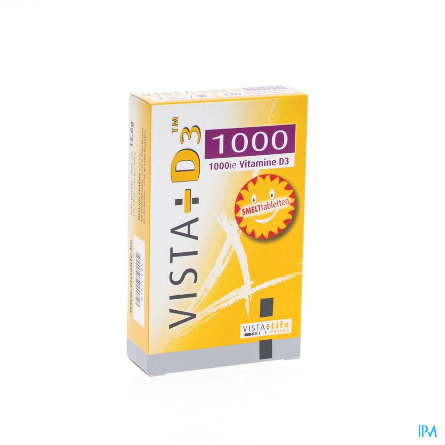 Vista-life Pharma Vista D3 1000 Smelttabletten 120