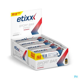 ETIXX Etixx Energy Sport Bar Red Fruit 12x40g