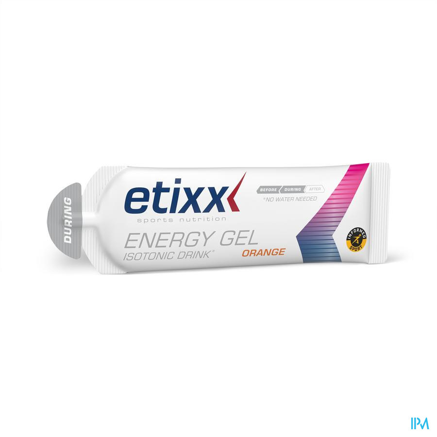 ETIXX Etixx Isotonic Drink Energy Gel Orange 12x60ml