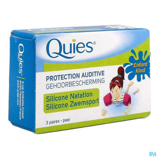 Quies Quies Protection Auditive Natation Enf Sil.3paires