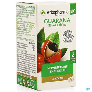 Arkopharma Arkogelules Guarana Bio Caps 40