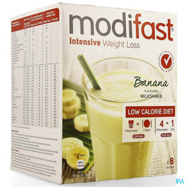 MODIFAST Modifast Intensive Banana Flavour. Milkshake 8x55g