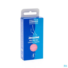 Akileine Blauw Peelingblokje Voeten 1 102520