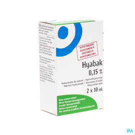 Thea Hyabak 0,15% Duopack Nf Fl 2x10ml Rempl.2879617