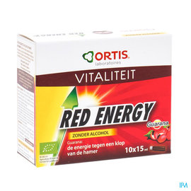 ORTIS Ortis Red Energy Citron Gingembre Bio S/alc10x15ml