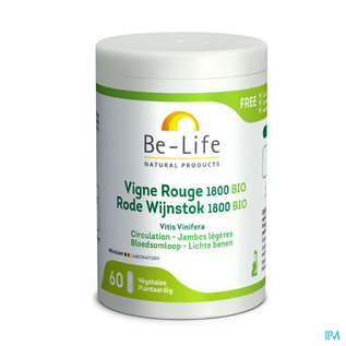 Be-life / Biolife /Belife Rode Wijnstok 1800 Be Life Bio Pot Gel 60