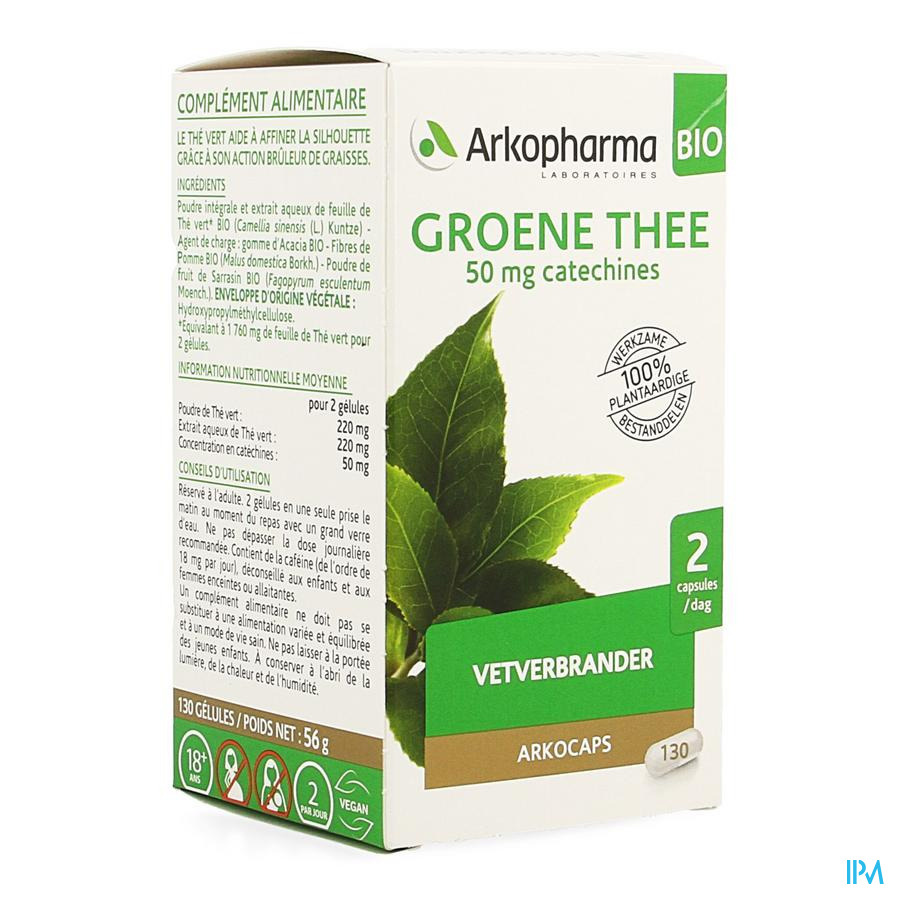 Arkocaps Groene Thee Bio Caps 130