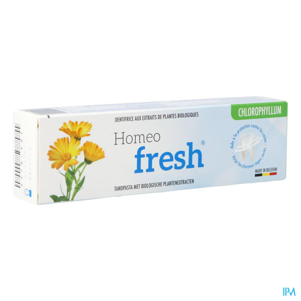 Homeofresh Tandpasta Chlorophyllum Tube 75ml Nf