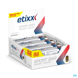 ETIXX Etixx Energy Sport Bar Nougat 12x40g