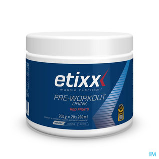 ETIXX Etixx Pre-workout Red Fruits Pdr 200g