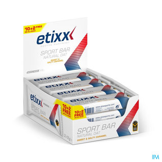 ETIXX ETIXX OAT BAR SWEET & SALTY 12X55 G