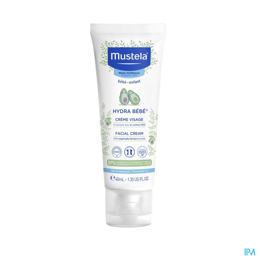 Mustela Mustela Bb Hydra Gelaatscreme Droge Huid Tube 40ml