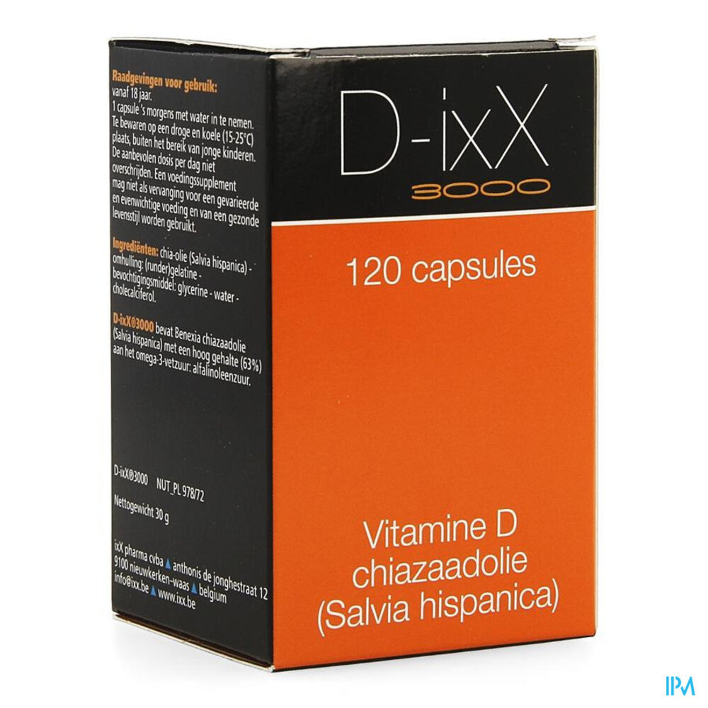 IXXPHARMA D-ixx 3000 Caps 120