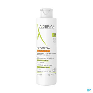 A-Derma Aderma Exomega Control Gel Moussant Emolient 200ml