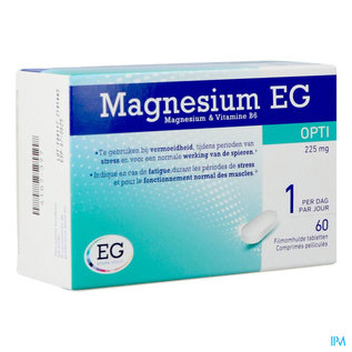 Eurogenerics (EG) MAGNESIUM OPTI EG 60 COMP 225 MG