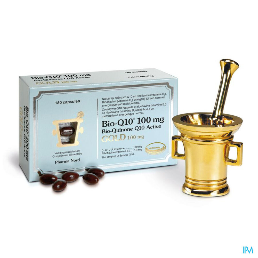 PHARMANORD BIO-Q10 GOLD 180 CAPS 100 MG