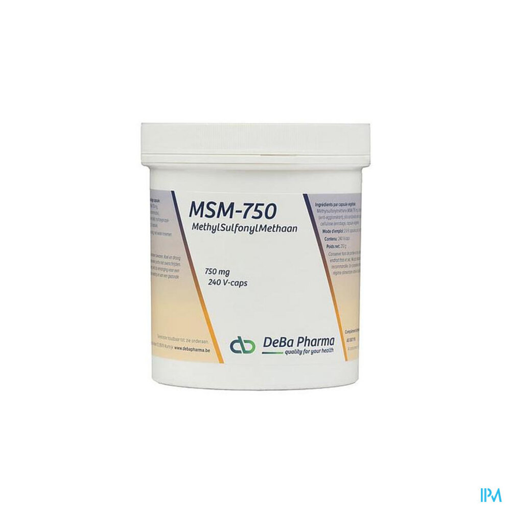 DEBAPHARMA Msm-750 Caps 240 Deba