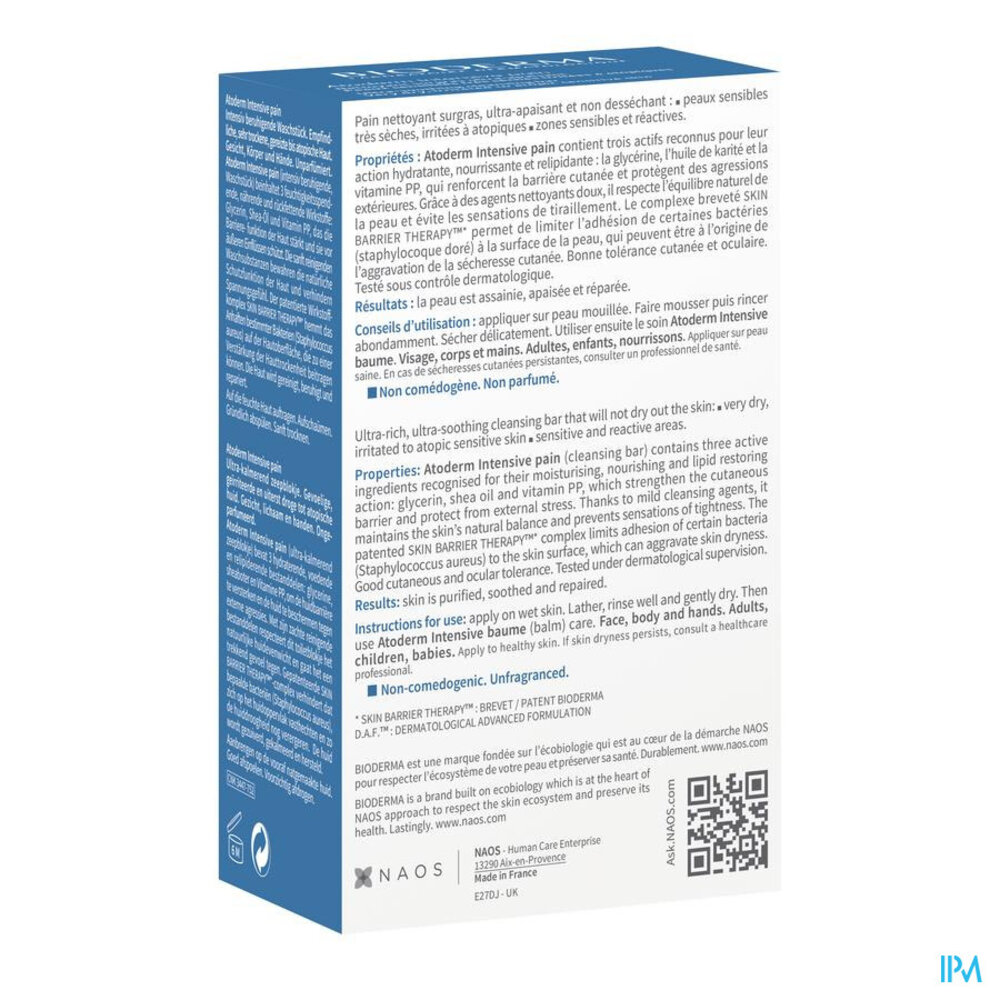 BIODERMA Bioderma Atoderm Intensive Zeep 150g
