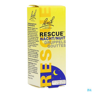 Bachflowers Bach Rescue Gouttes Nuit 10ml