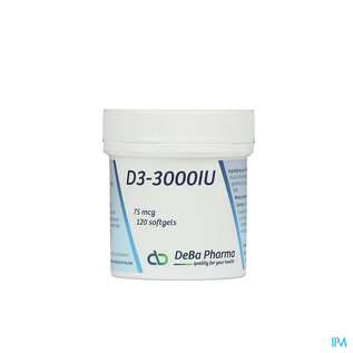 DEBAPHARMA D3 3000 Iu Caps 120