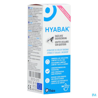 Thea Pharma Hyabak 0,15% Collyre Hyaluron Nf 10ml