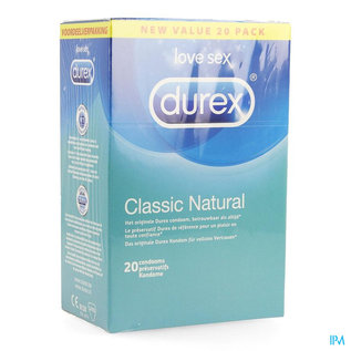 DUREX Durex Classic Natural Condoms 20