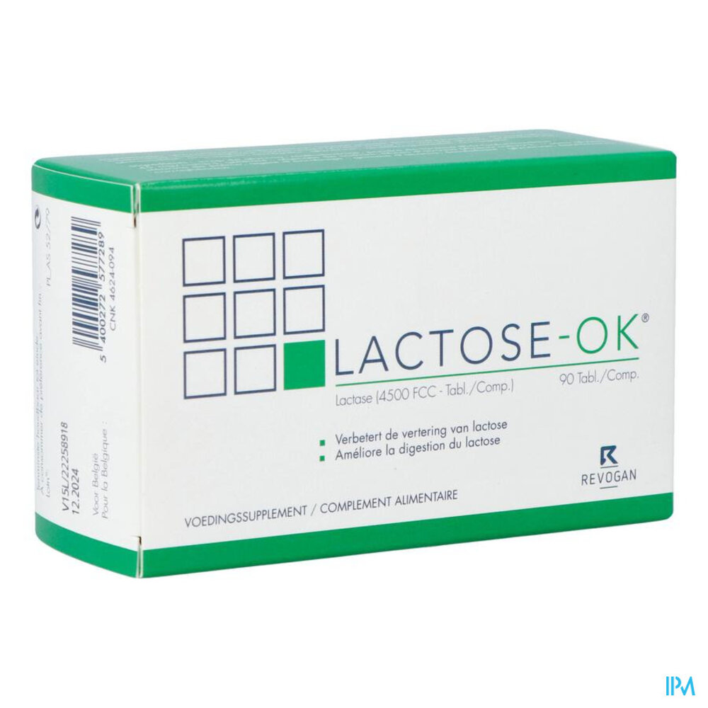 Lactose-ok Comp 90 Revogan Nf