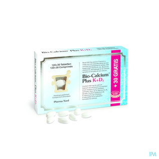 Pharma Nord Bio-calcium Plus K+d3 Comp 120+30 Promo
