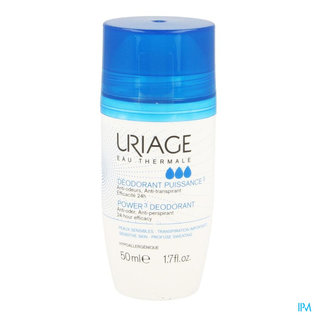 Uriage Uriage Deodorant Puissance 3 Roll On 2x50ml