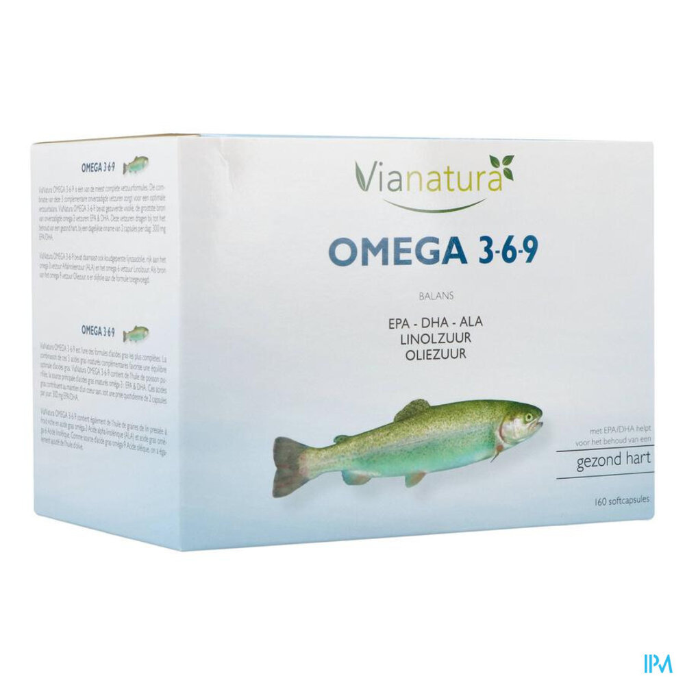 Via Natura Omega 3-6-9 Softcaps 160