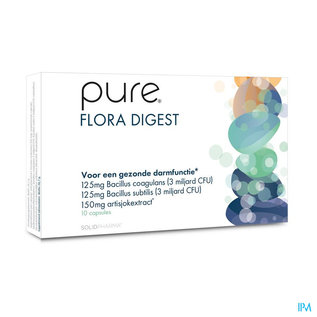 Pure by Solidpharma Pure Flora Digest Caps 10 Vervangt 4429-908