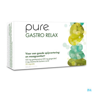 Pure by Solidpharma Pure Gastro Relax Caps 30 Vervangt 3518-412