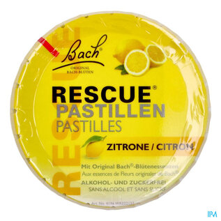 Bachflowers Bach Rescue Pastilles Citron 50g