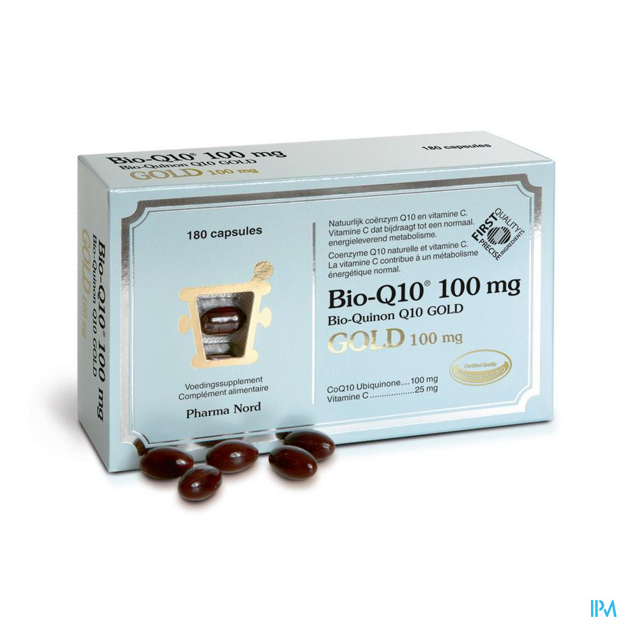 PHARMANORD PHARMANORD BIO-Q10 GOLD 180 CAPS 100 MG