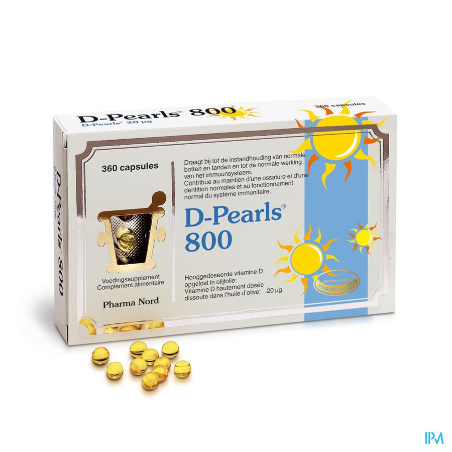 PHARMANORD Pharma Nord D-PEARLS 800 360 CAPS