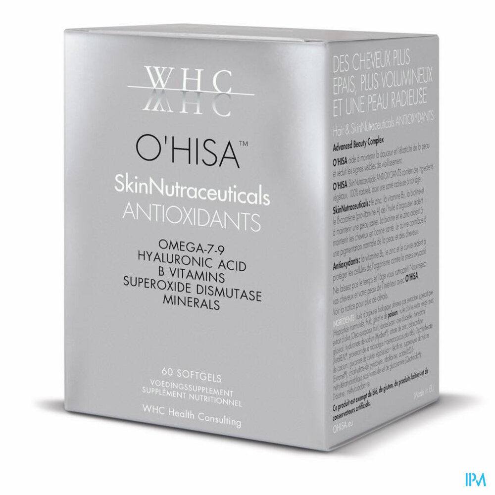 whc O'Hisa SkinNutraceuticals Antioxidants Softgels 60