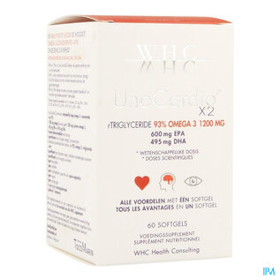 whc Unocardio X2 Softgels 60