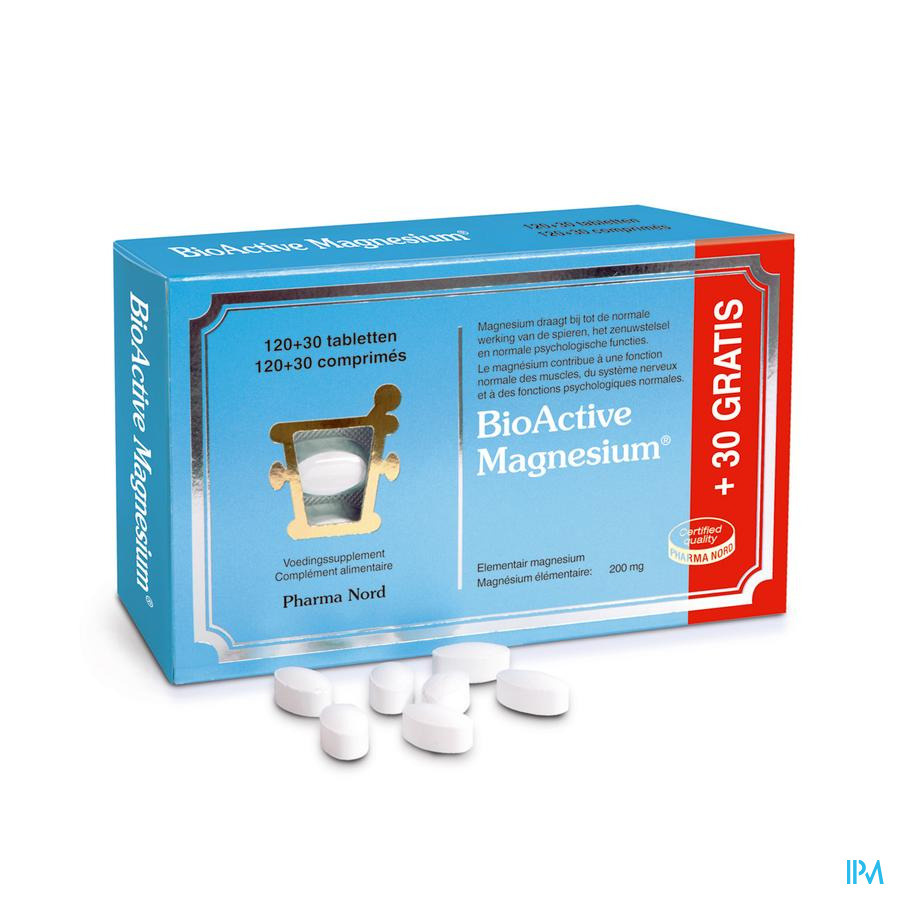 PHARMANORD Pharma Nord BIO ACTIVE MAGNESIUM 120+30 TABL
