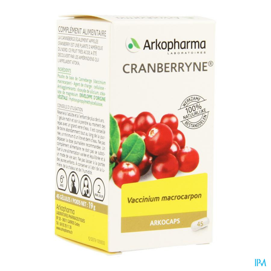 arkocaps Arkogelules Cranberryne Vegetal 45